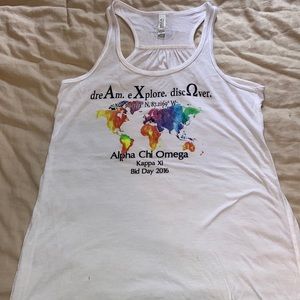 Alpha chi omega tank top